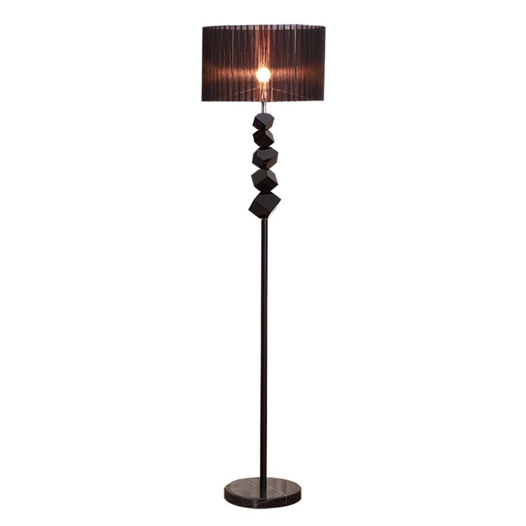 NNEAGS Tall Metal – Elegancka Lampa Podłogowa z Ciemnym Kloszem (158 cm)
