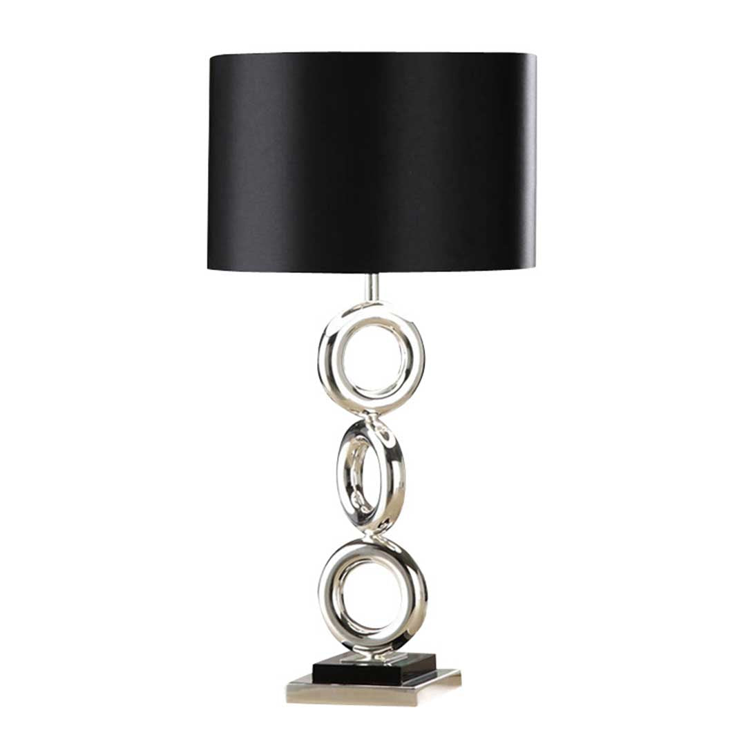 NNEAGS Simple Industrial – Metalowa Lampa Stołowa w Stylu Industrialnym z Kloszem Drum