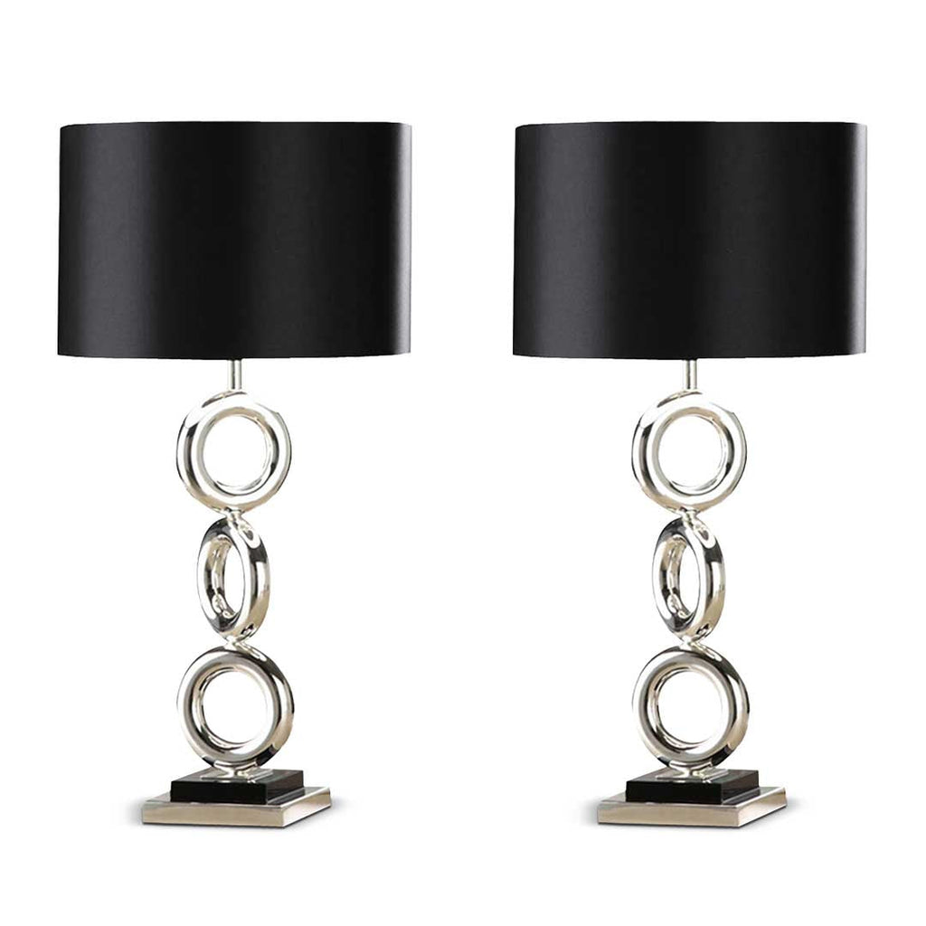 NNEAGS – Zestaw 2 Lamp Stołowych w Stylu Industrialnym