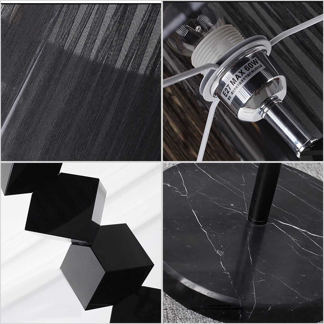 NNEAGS Tall Metal – Elegancka Lampa Podłogowa z Ciemnym Kloszem (158 cm)