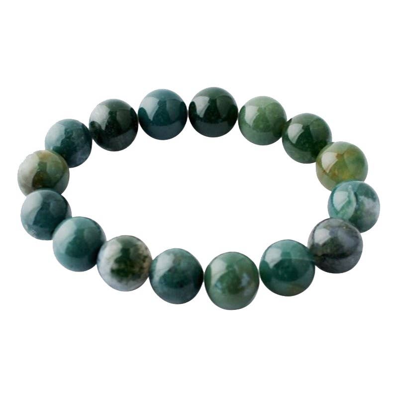 10 mm Perlenarmband aus Achatschaum