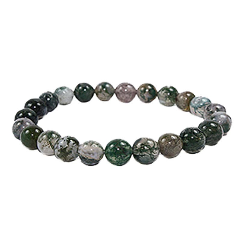 Perlenarmband aus Achatschaumstoff, 6 mm