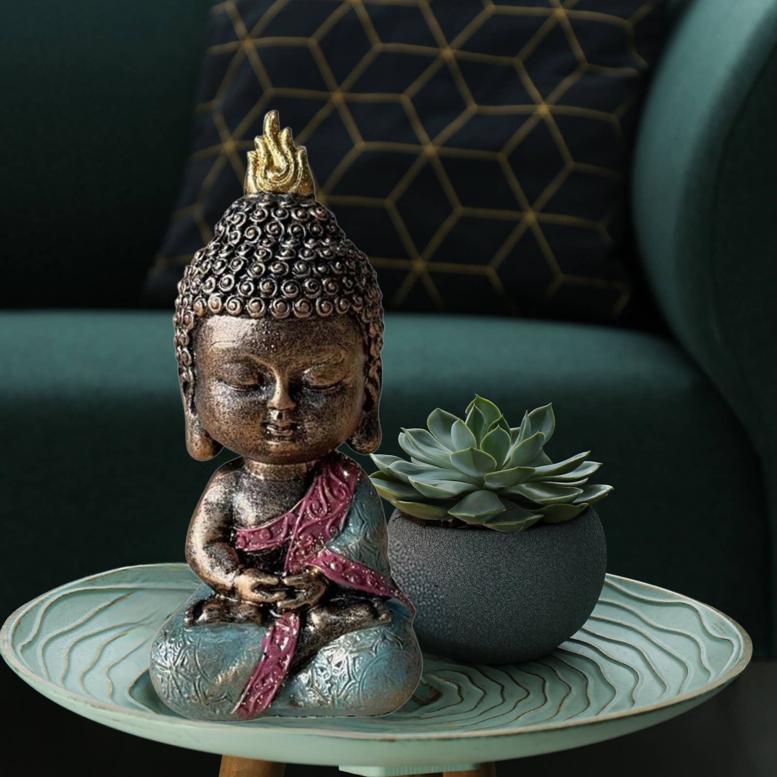 Baby Buddha Statue - Feng Shui Dekoration und Zen Geschenk