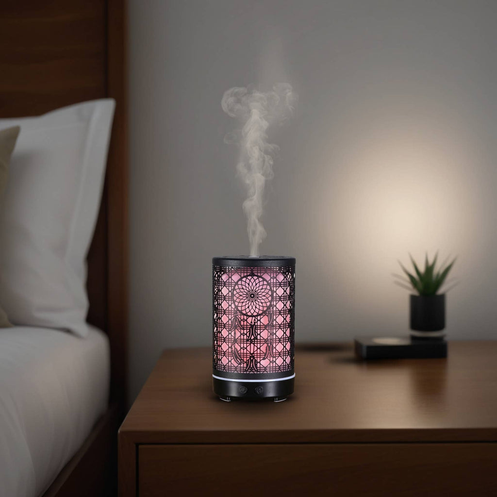 Metallischer Aroma Diffuser mit Fernbedienung Siena