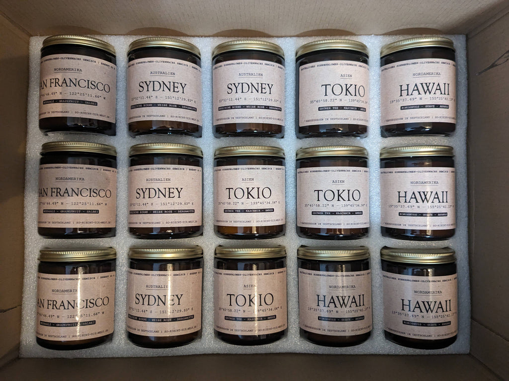 Französische Crème Brûlée Kerze - Deliziös Edition - Karamel: Einzelne Kerze