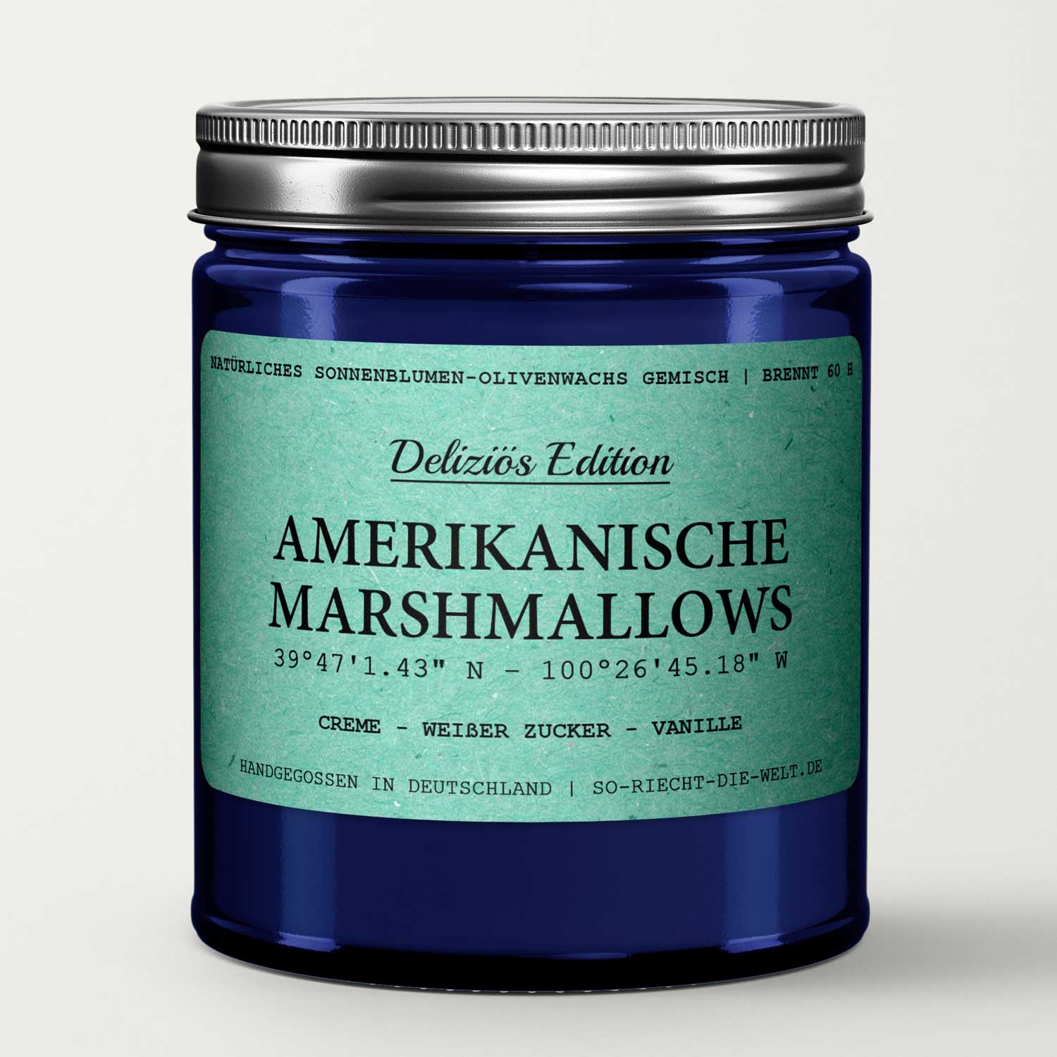 Amerikanische Marshmallows Kerze - Deliziös Edition - Creme