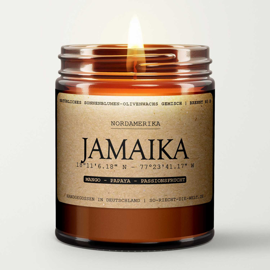 Jamajka – Świeca zapachowa | Mango • Papaja • Marakuja