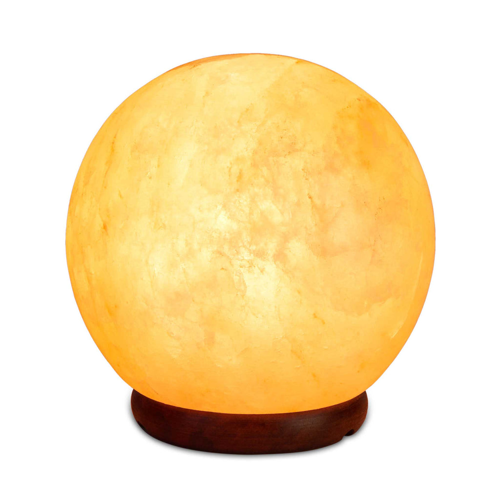 NNEDSZ 12V 12W Kula 6,5" – Himalajska Różowa Lampa Solna z Kryształu Soli