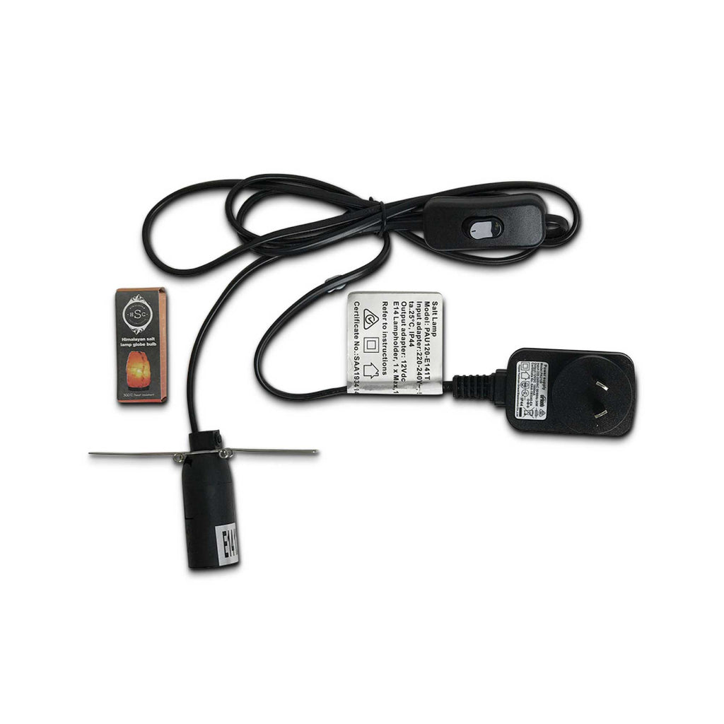 NNEDSZ 12V 12W Kula 6,5" – Himalajska Różowa Lampa Solna z Kryształu Soli