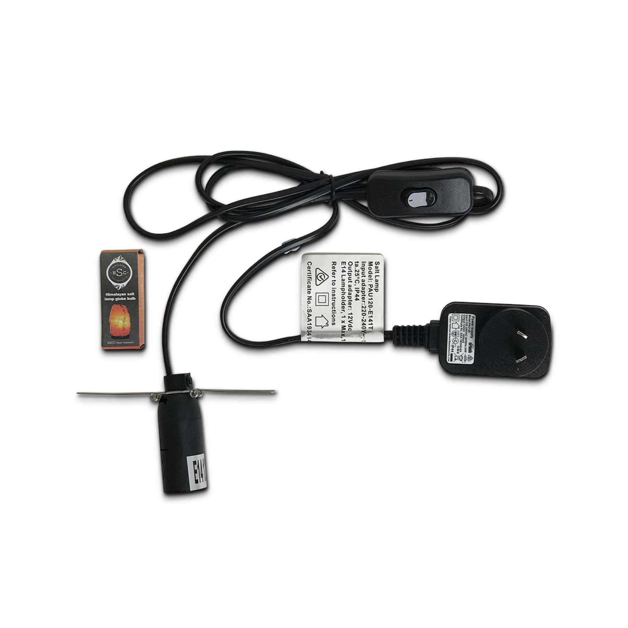 NNEDSZ 12V 12W Kula 6,5" – Himalajska Różowa Lampa Solna z Kryształu Soli