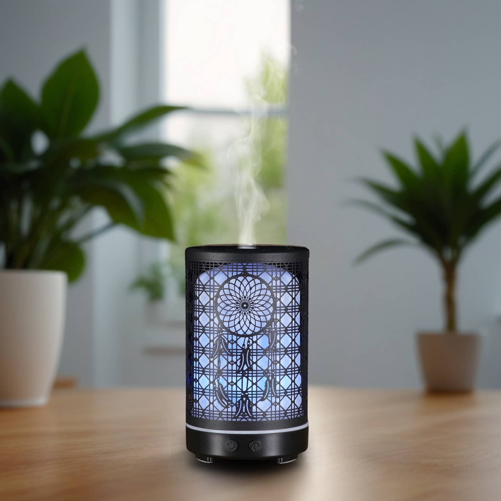 Metallischer Aroma Diffuser mit Fernbedienung Siena