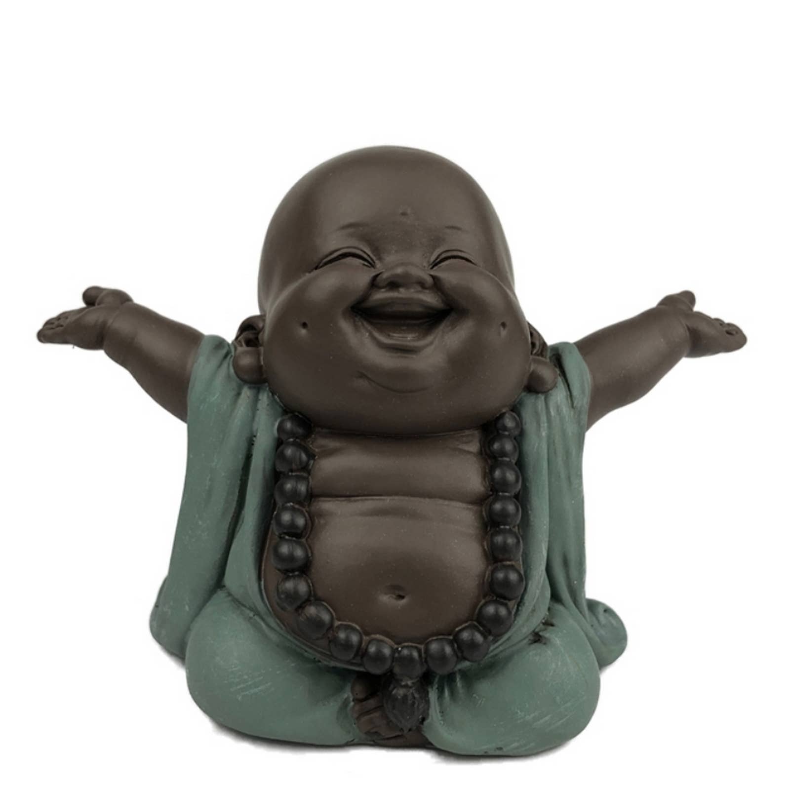 Willkommensgeschenkidee Glücksbringer Lachender Buddha Figur