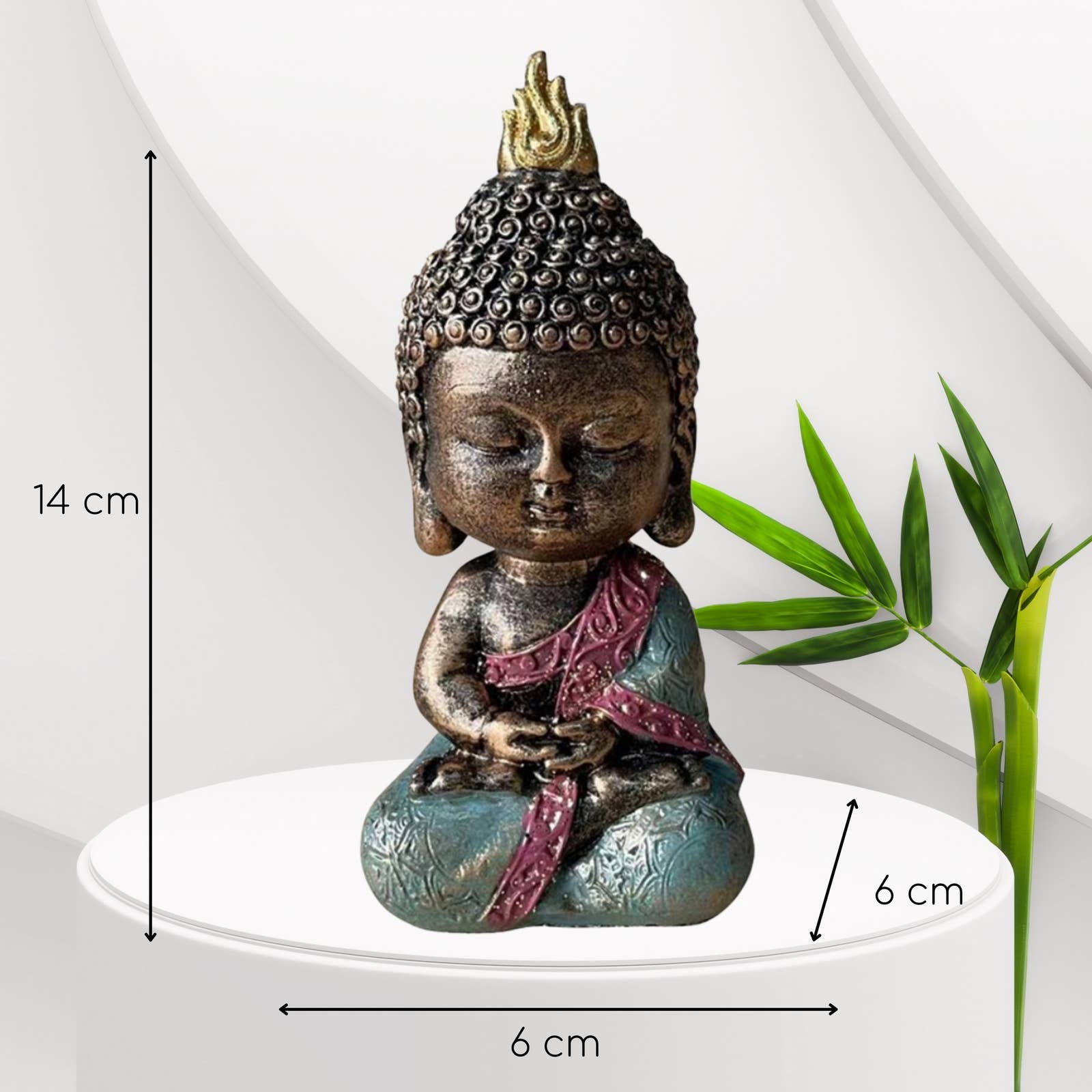 Baby Buddha Statue - Feng Shui Dekoration und Zen Geschenk