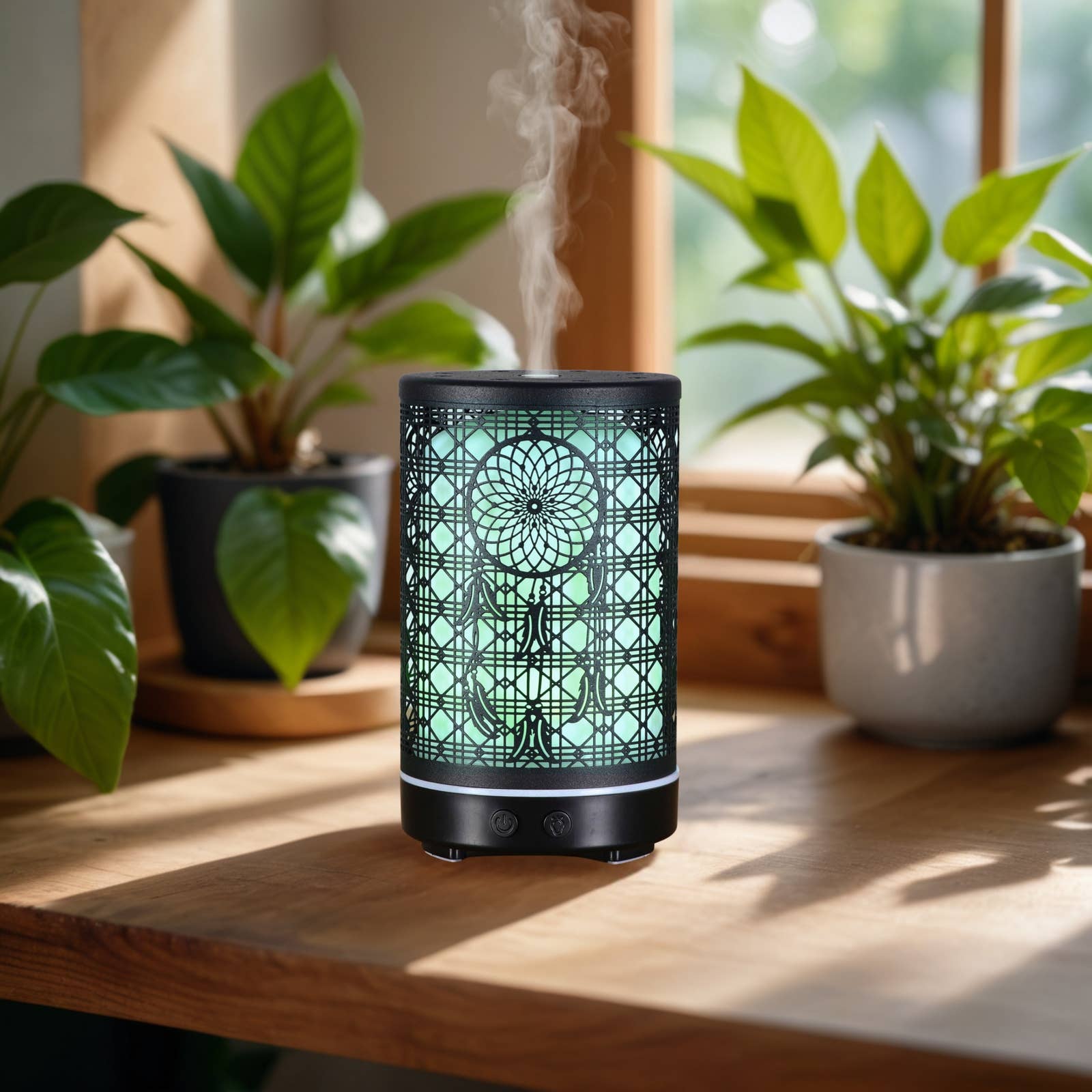 Metallischer Aroma Diffuser mit Fernbedienung Siena