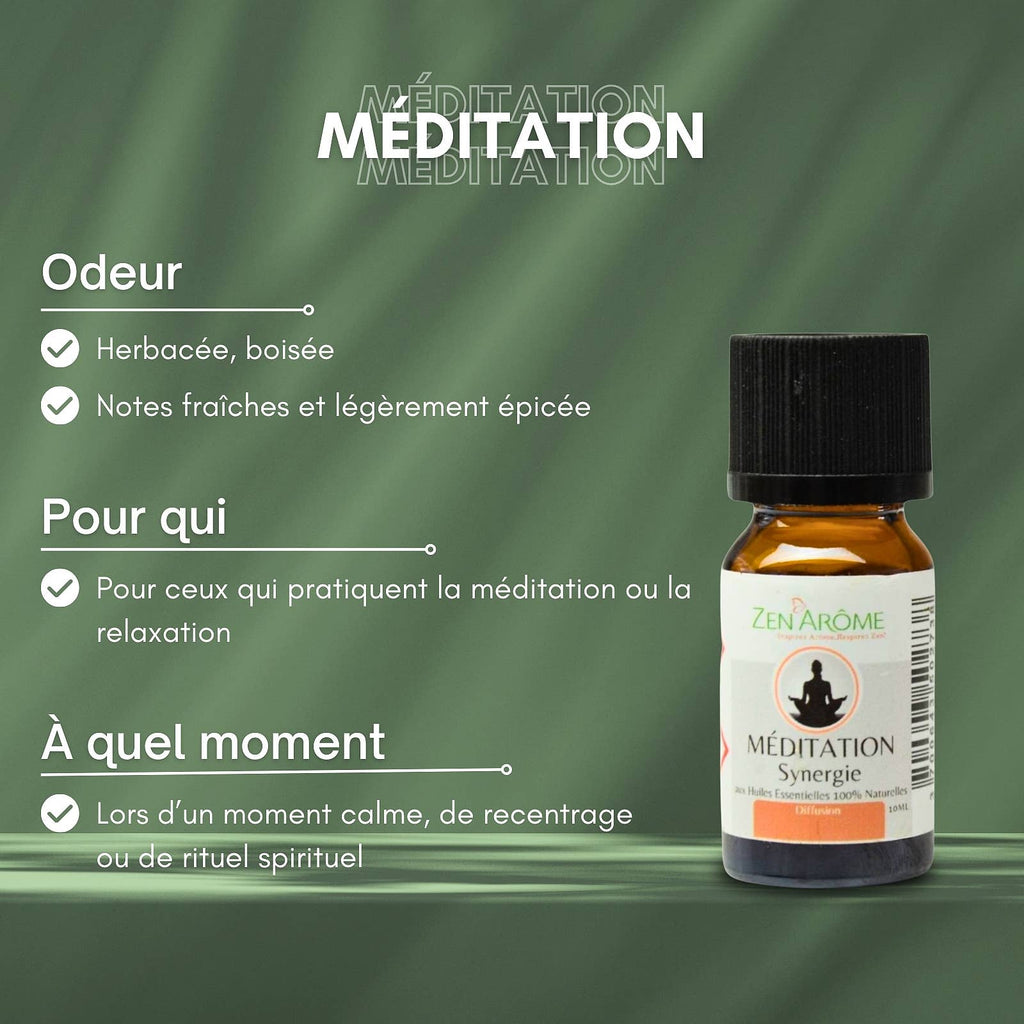Synergie Ätherisches Öl Meditation für Diffuser - 10 ml