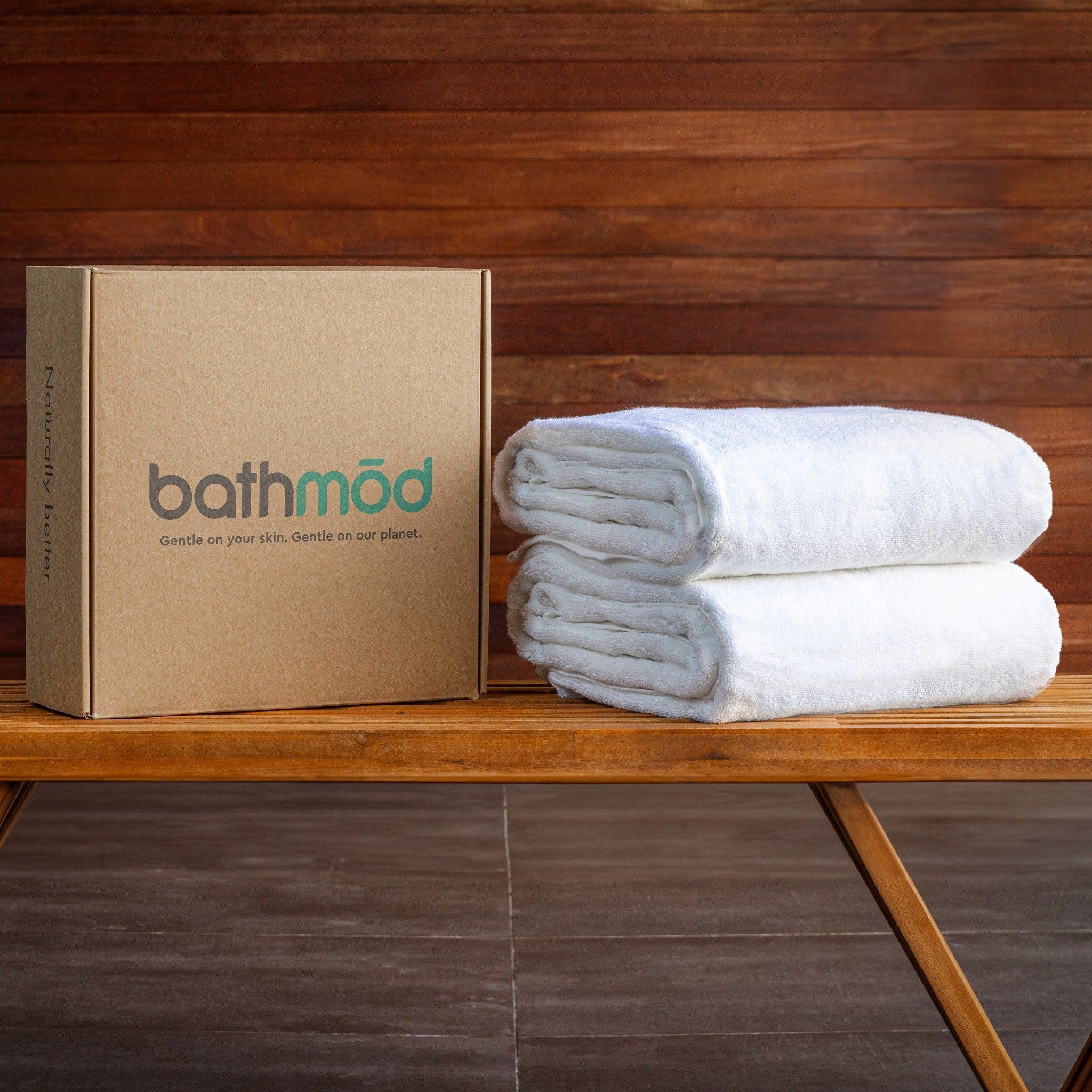 Luxury Organic Bath Sheets Two Pack - GOTS Certified, Soft, Eco-Friendly-0