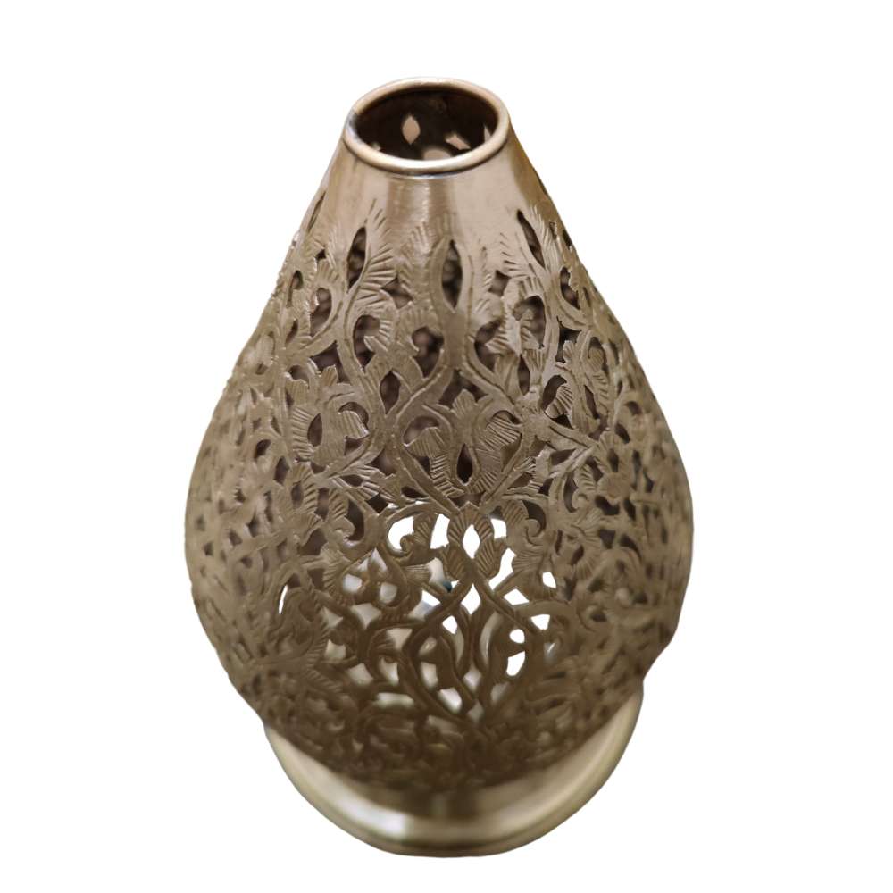 Veilleuse Casa – Ręcznie Rzeźbiona Miedziana Lampka Nocna o Orientalnym Charakterze