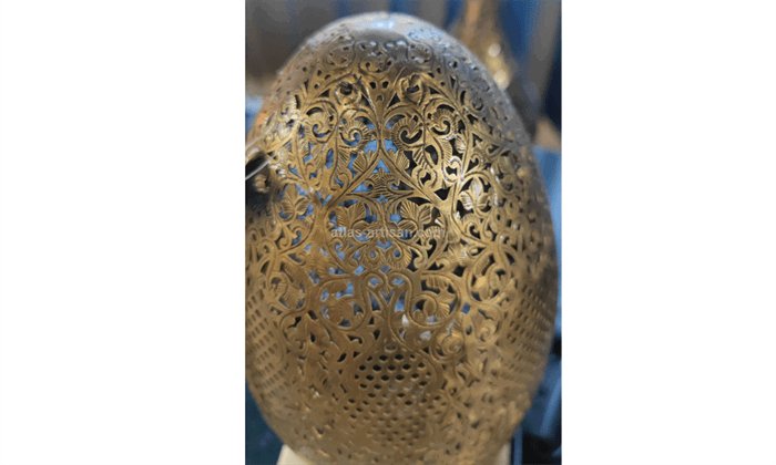 Veilleuse Cop – Ręcznie Wykonana Miedziana Lampka Nocna w Kształcie Jajka